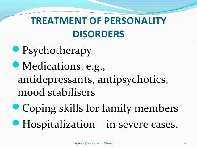 Treatments for Borderline Personality Disorder